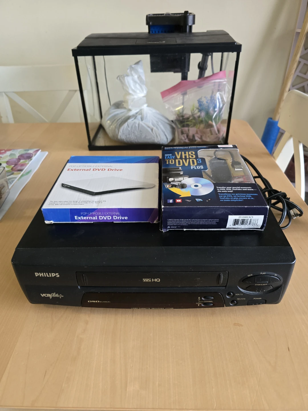 Philips VCR Plus+ Video Cassette Recorder VCT425
