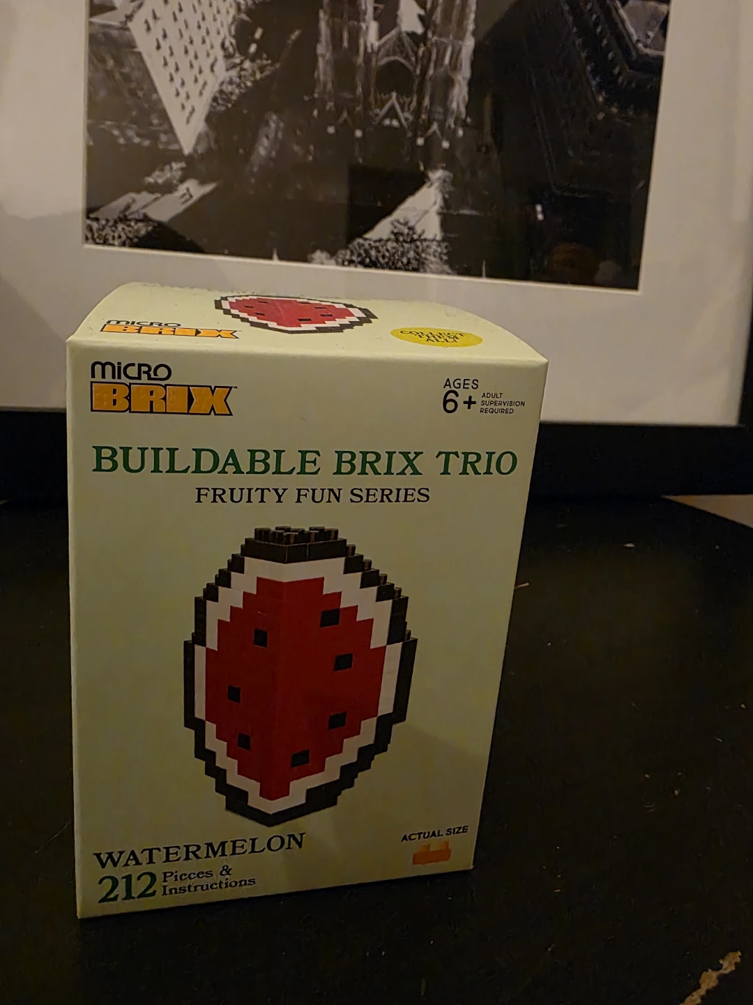 Micro Brix Buildabe Brix Trio Watermelon Building Toy