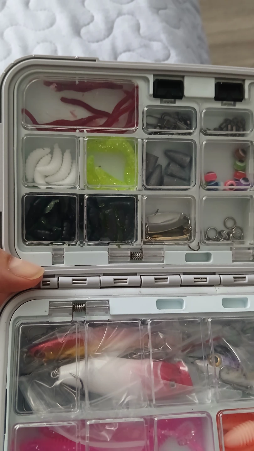 Fishing Tackle Box with Lures and Accessories - photo 4