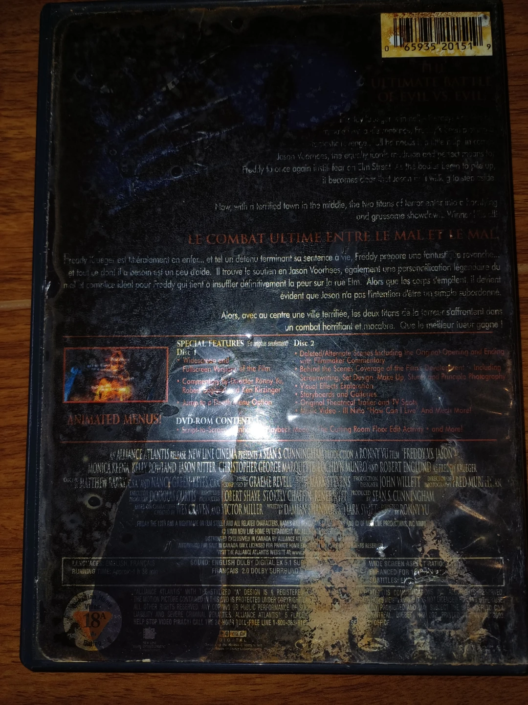 Freddy vs. Jason DVD 🏆 - photo 2