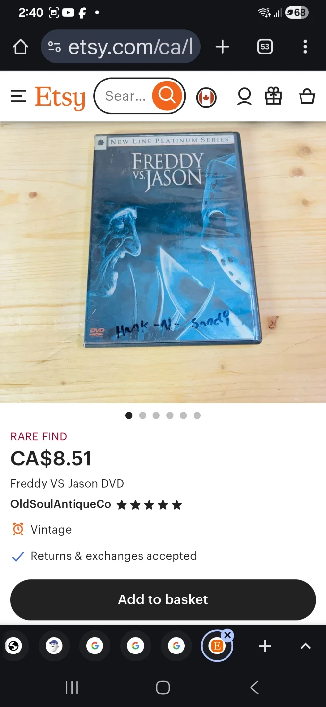 Freddy vs. Jason DVD 🏆 - photo 5