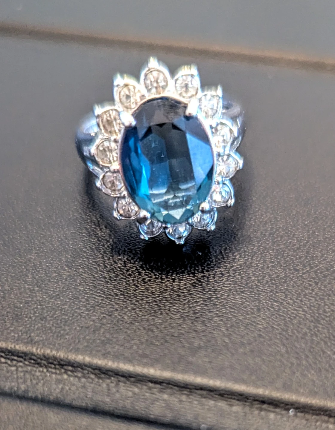London Blue Topaz Ring Size 8 - photo 2
