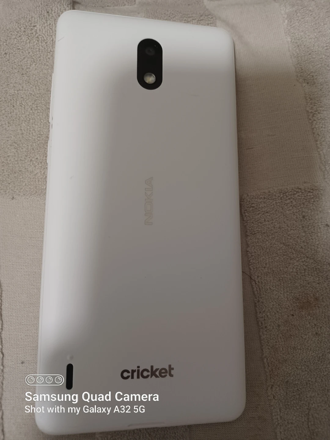 Nokia C100 Cricket Wireless Cell Phone White