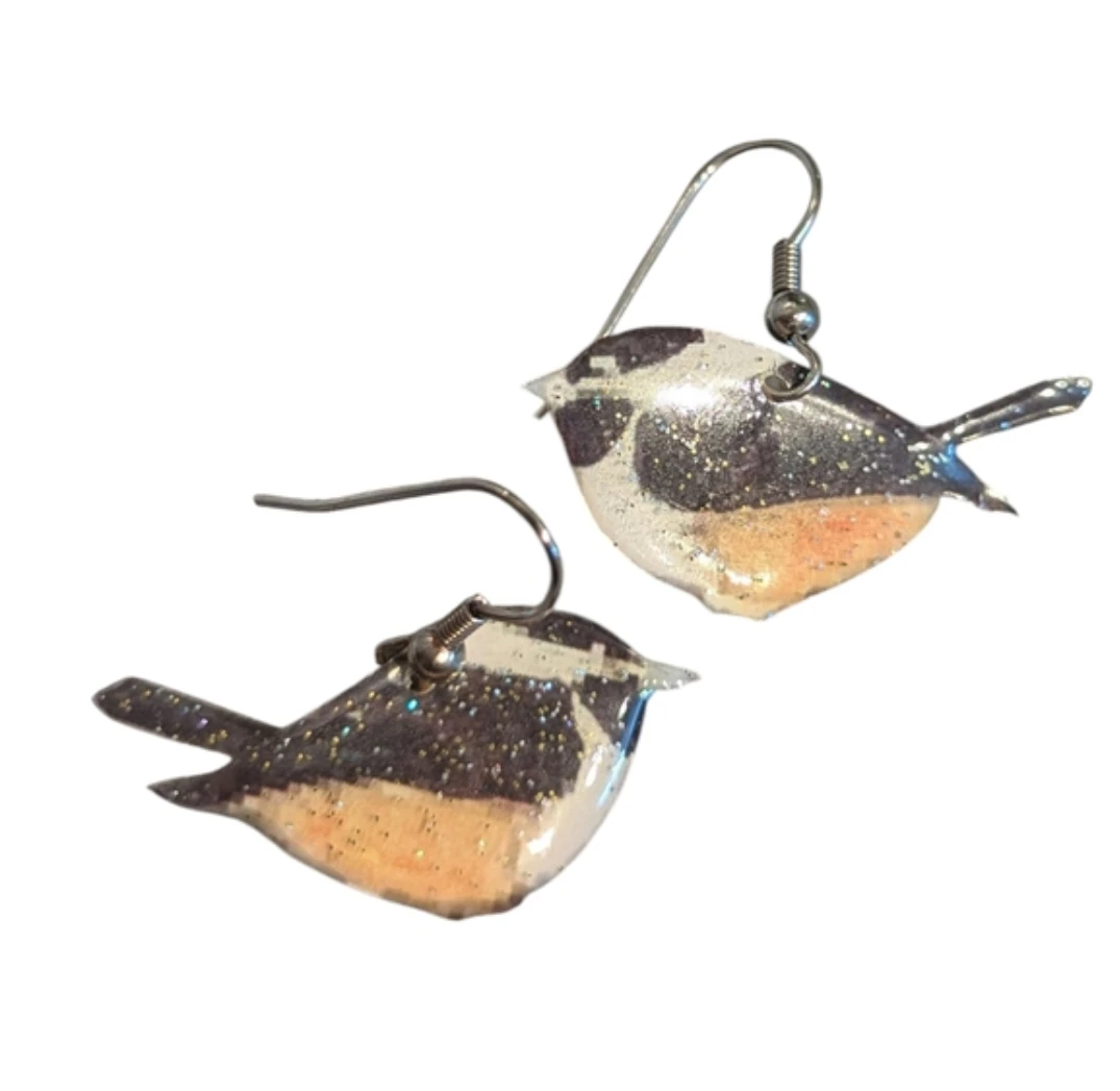 Handmade Bird Earrings - photo 3