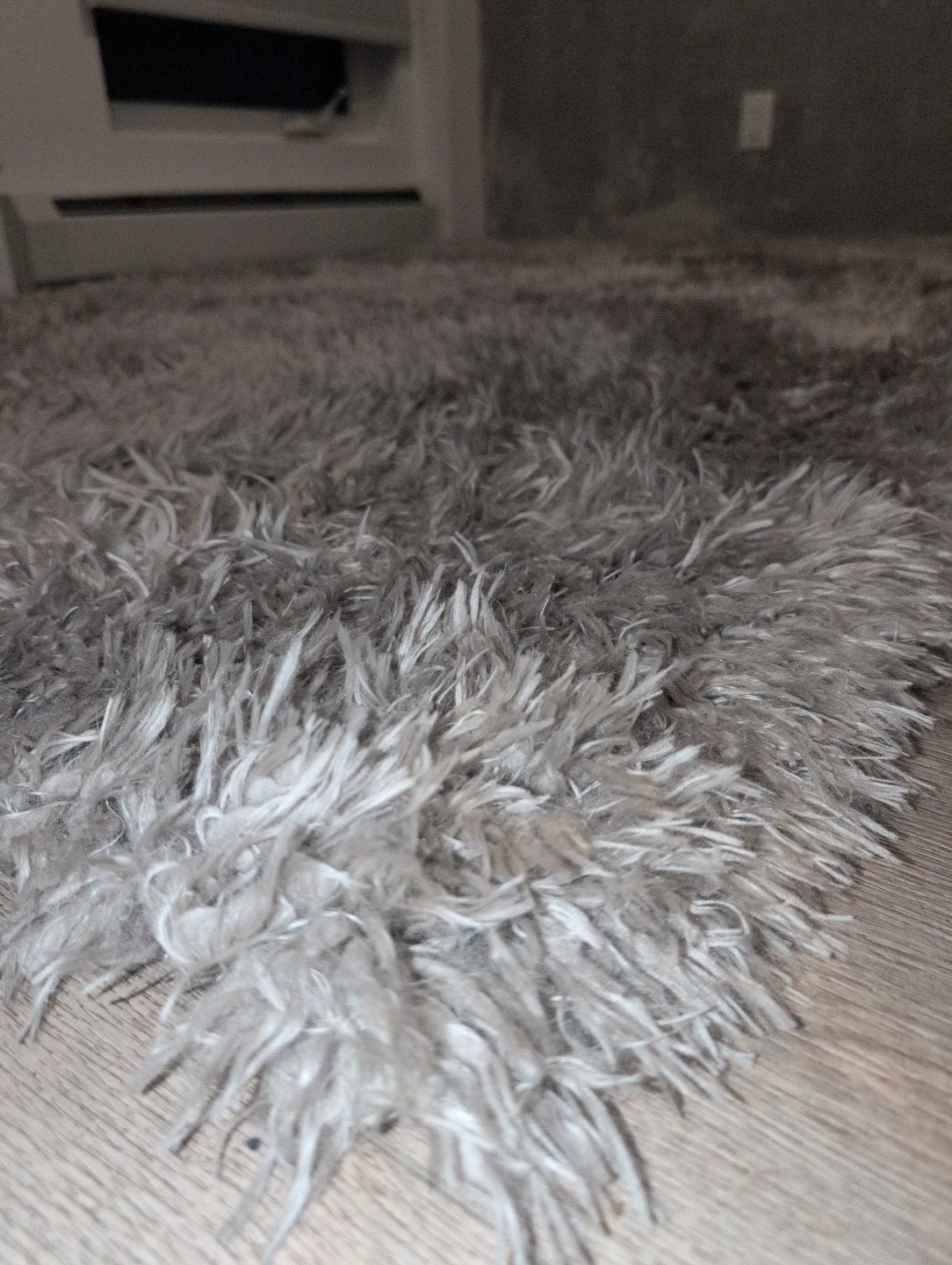 HomeTrends Shaggy Area Rug 5 ft. x 7 ft. Grey