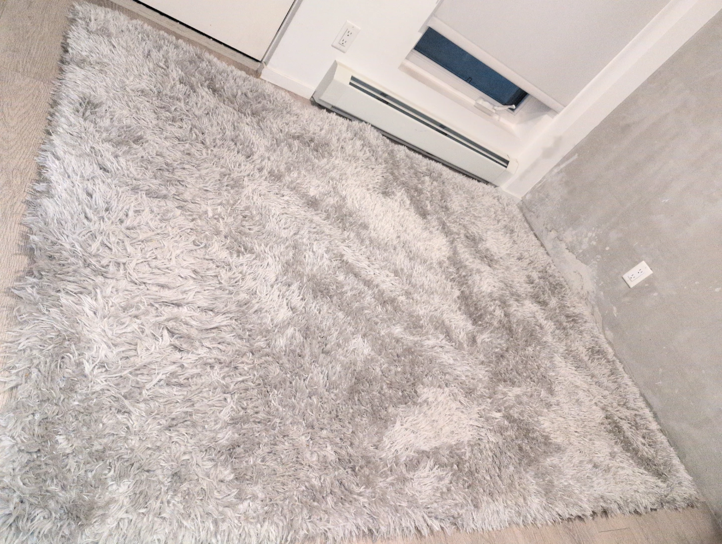 HomeTrends Shaggy Area Rug 5 ft. x 7 ft. Grey - photo 2