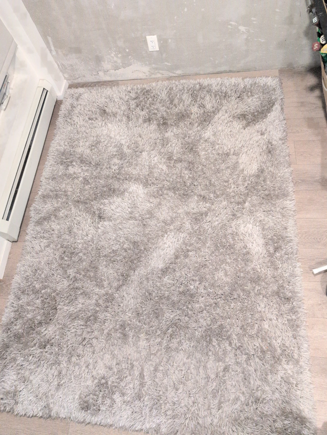 HomeTrends Shaggy Area Rug 5 ft. x 7 ft. Grey - photo 3