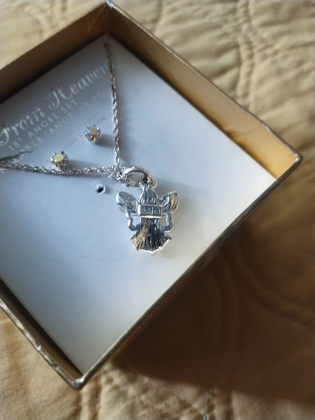 Gift From Heaven Angel Set Necklace and Earrings - photo 2