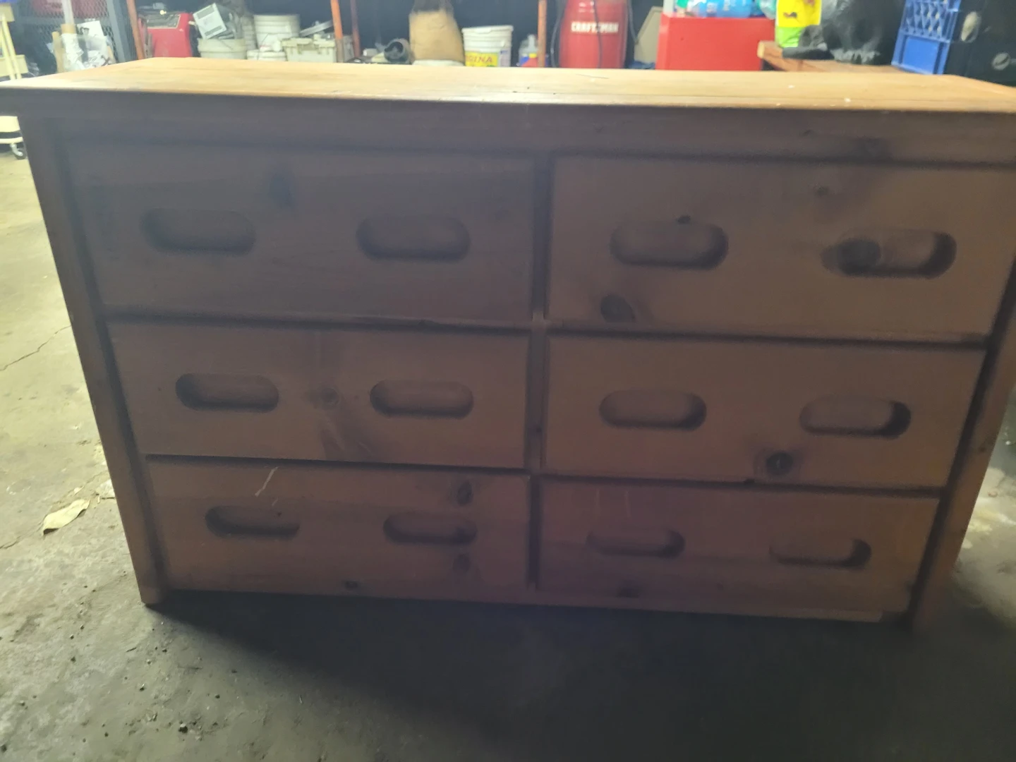 Wooden 6-Drawer Dresser Cabinet - photo 4