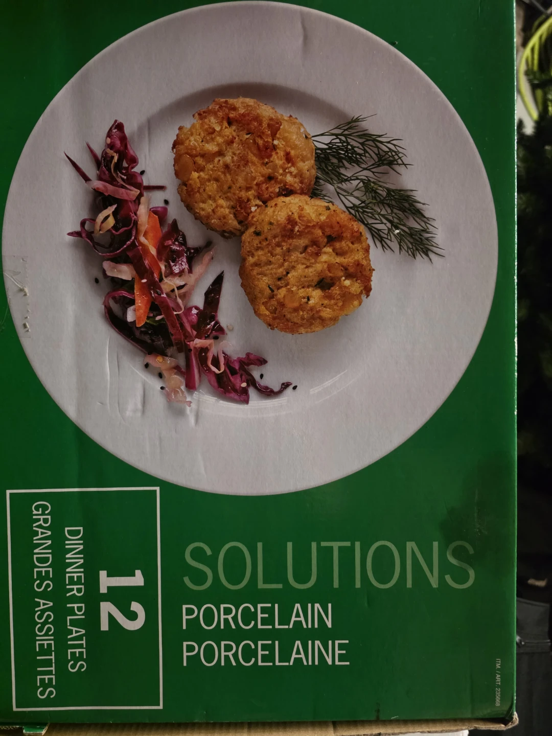 Solutions 12pk Porcelain Dinner Plates - 27cm - photo 2