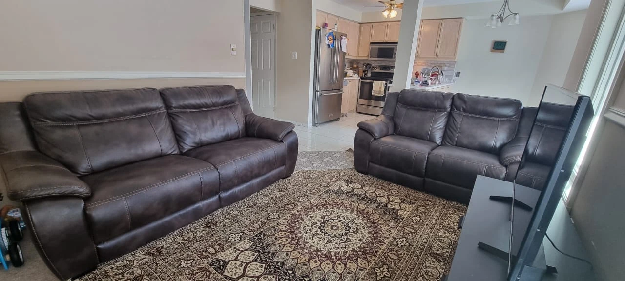 Cindy Crawford HOME Brown Loveseat