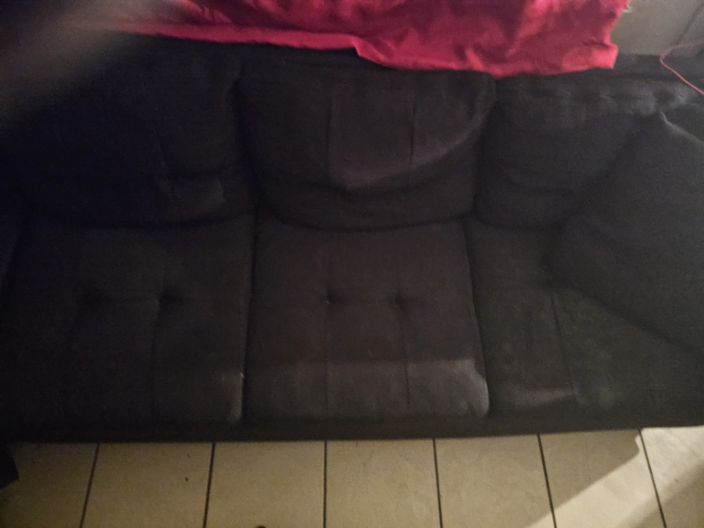 Black Sectional Sofa with Chaise - photo 3