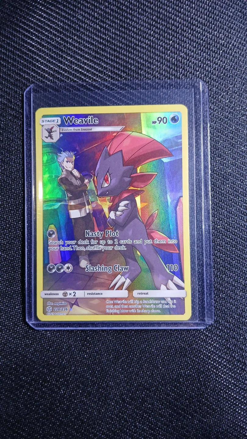 Pokemon TCG Weavile Card 238/236
