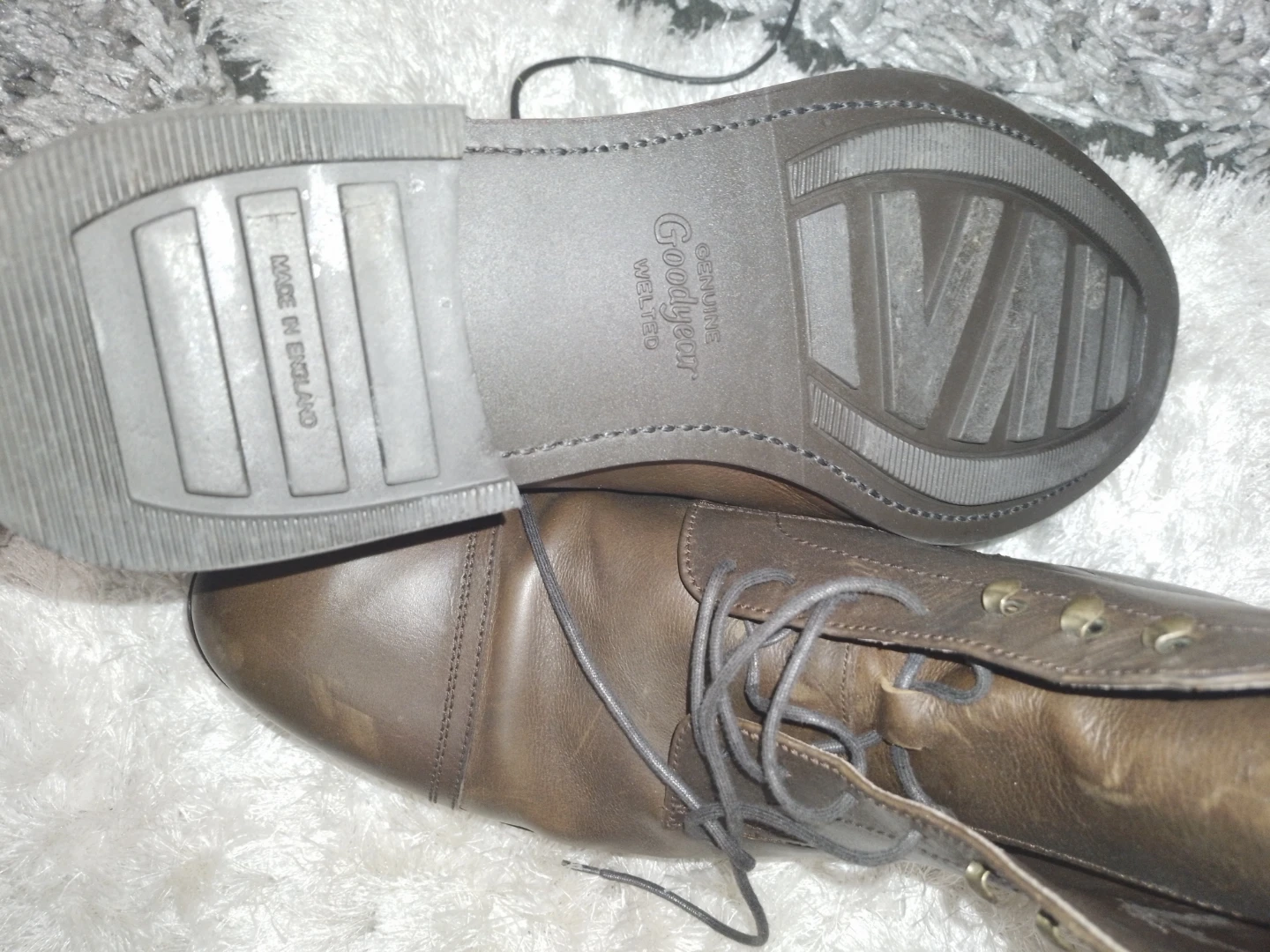 Carmina Leather Cap Toe Lace-Up Boots - photo 4