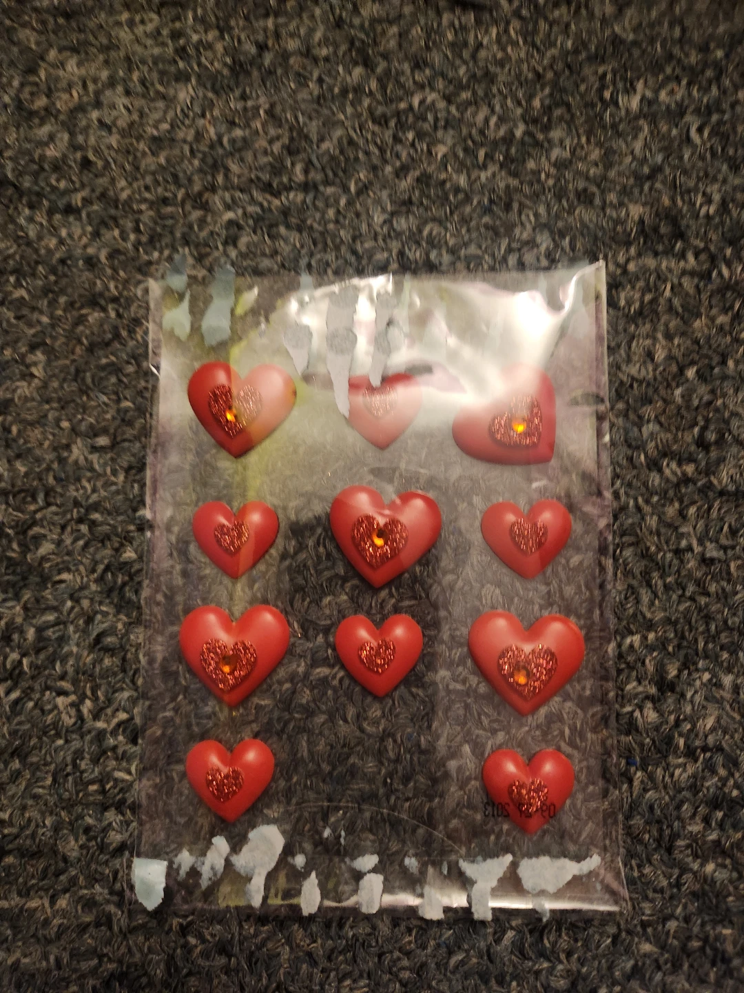 Jolee's Boutique 3D heart stickers