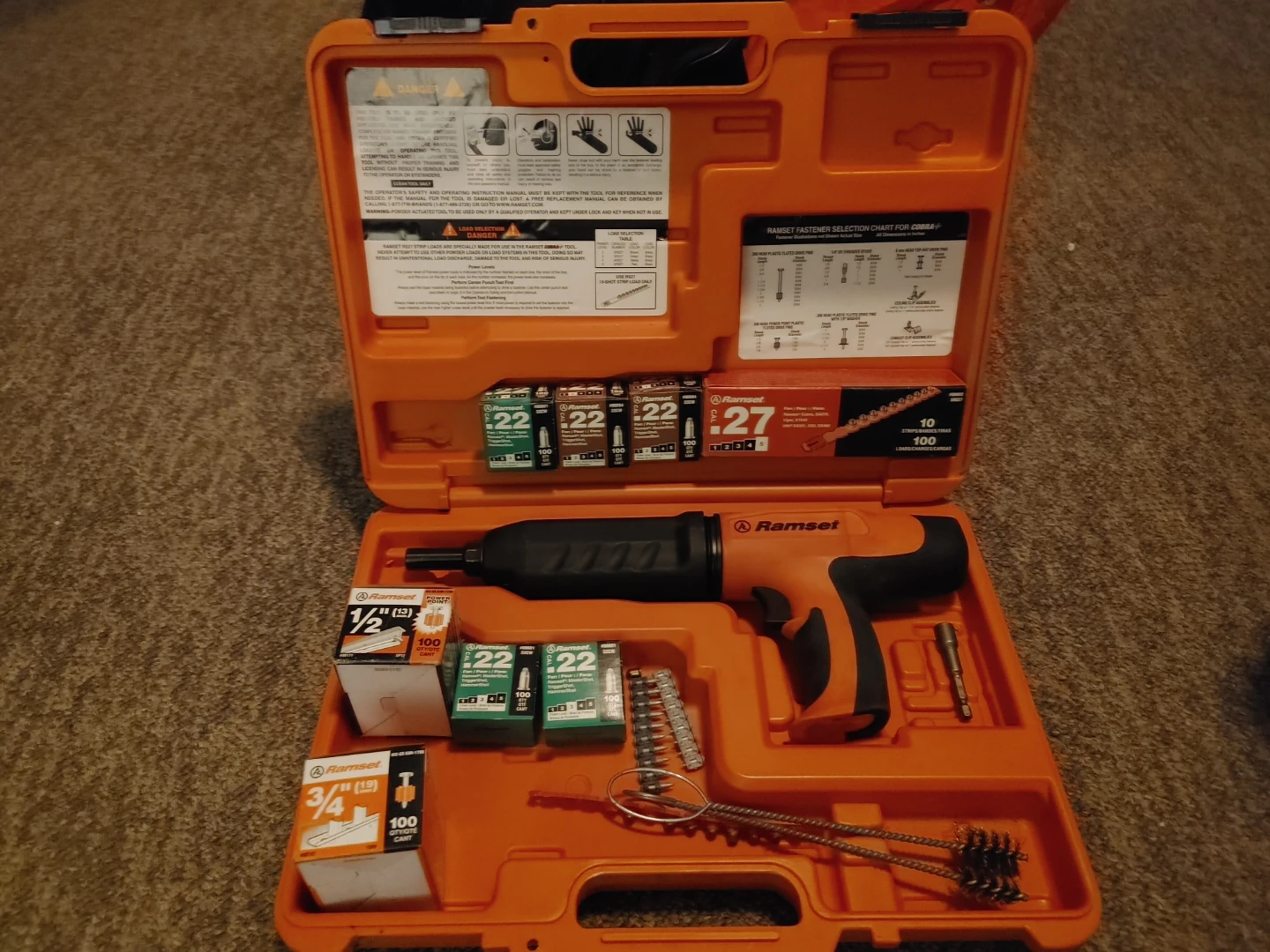 Ramset Powder Actuated Tool Kit - photo 2