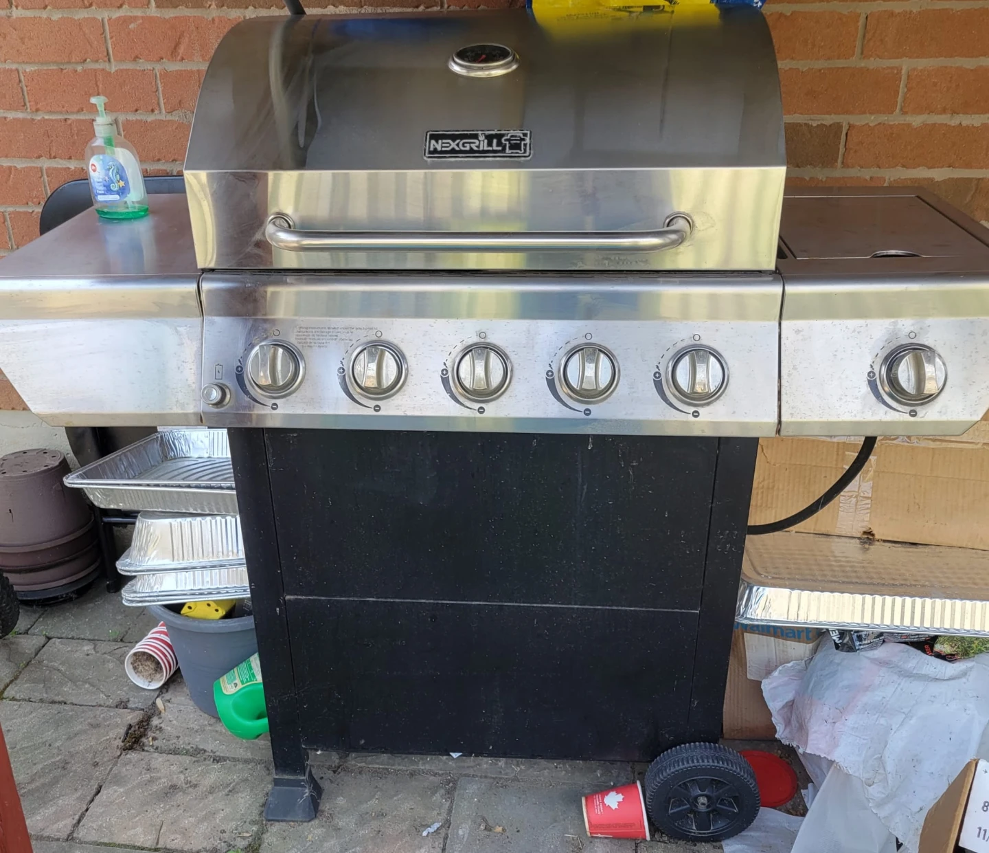 NEXGRILL 5-Burner Propane BBQ with Propane Tank - photo 5
