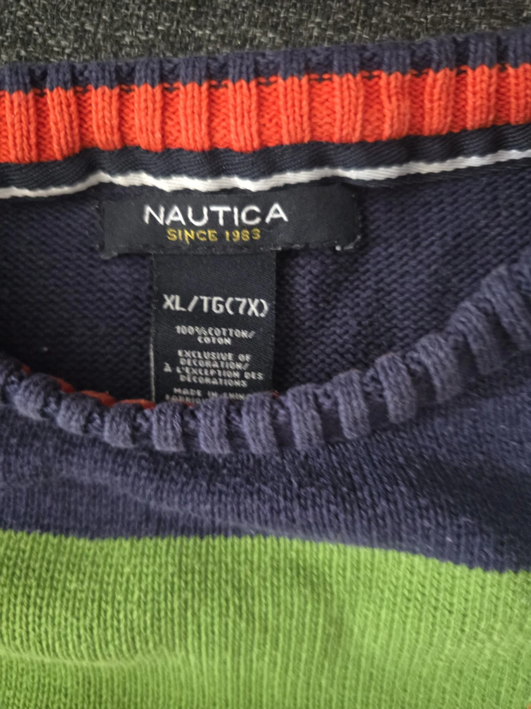 Nautica Boys Striped Sweater XL/TG(7X) - photo 2
