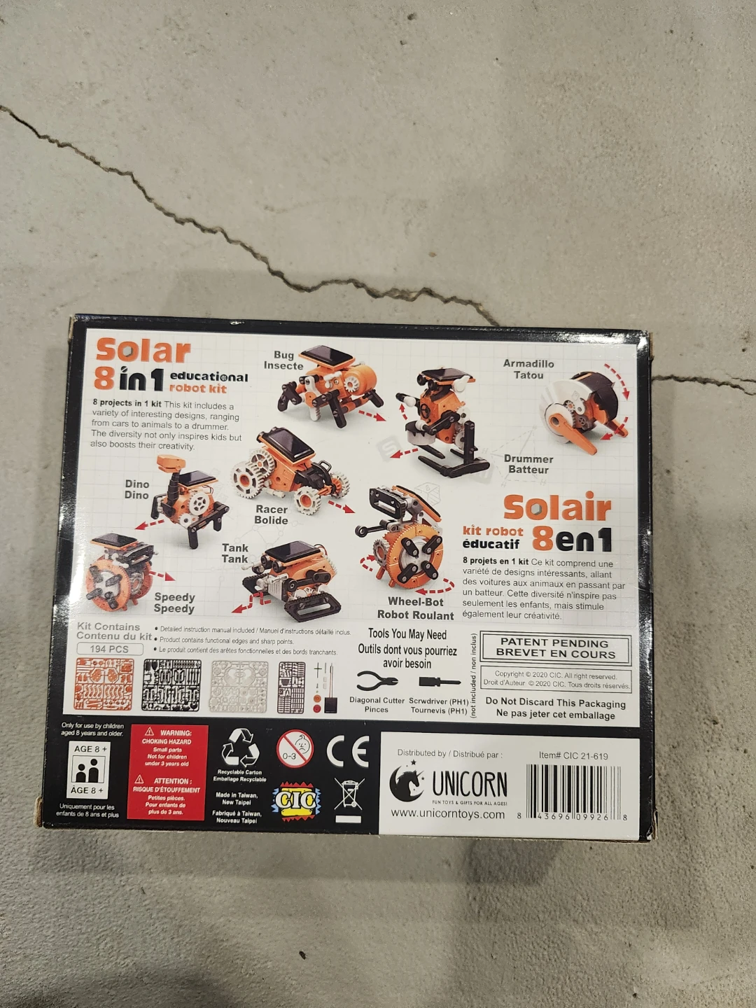 Solar 8-in-1 Educational Robot Kit - photo 2