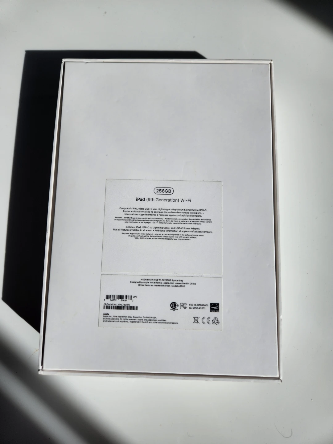 Apple iPad (9th Gen) Wi-Fi 256GB - Space Gray - photo 3