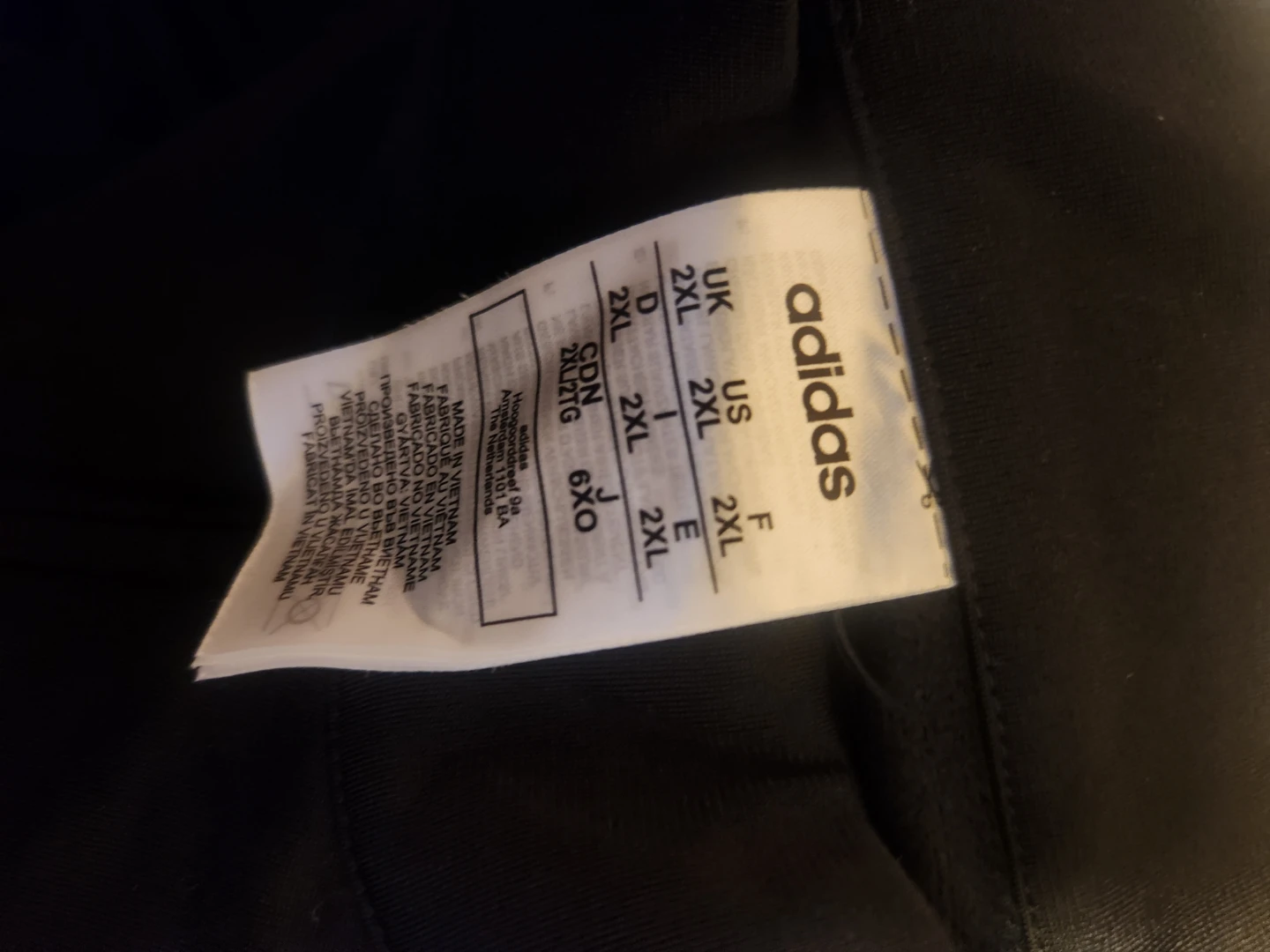 Adidas Track Pants Black 2XL - photo 4
