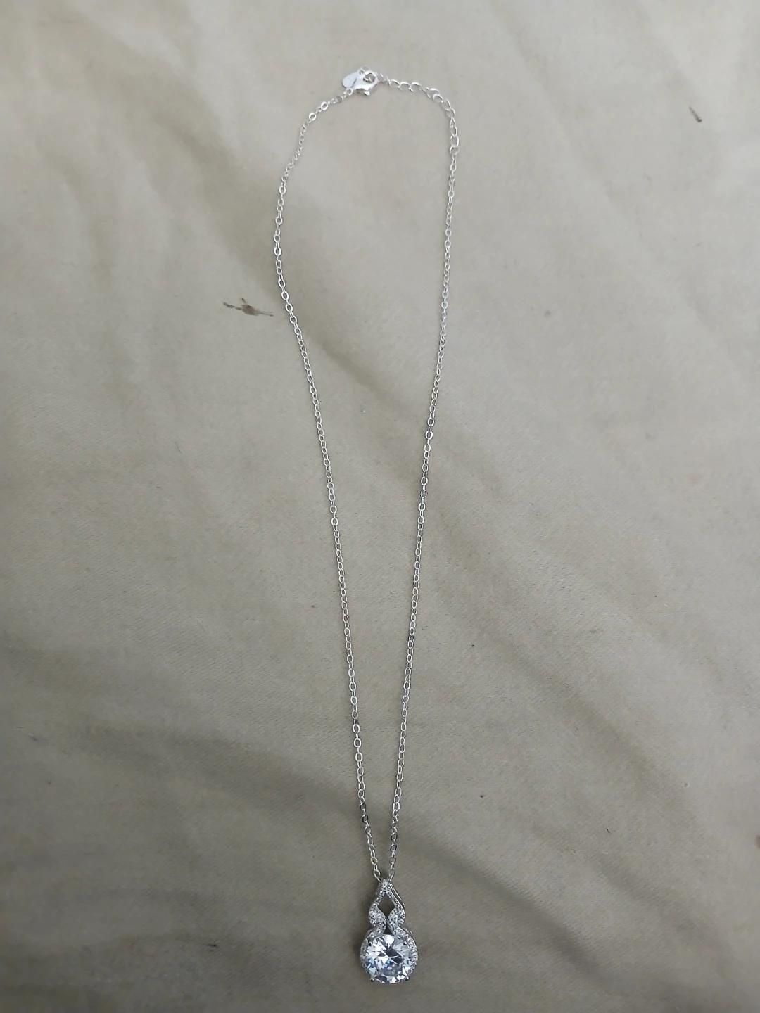 925 Silver And 3 Carat Moissanite Necklace - photo 3
