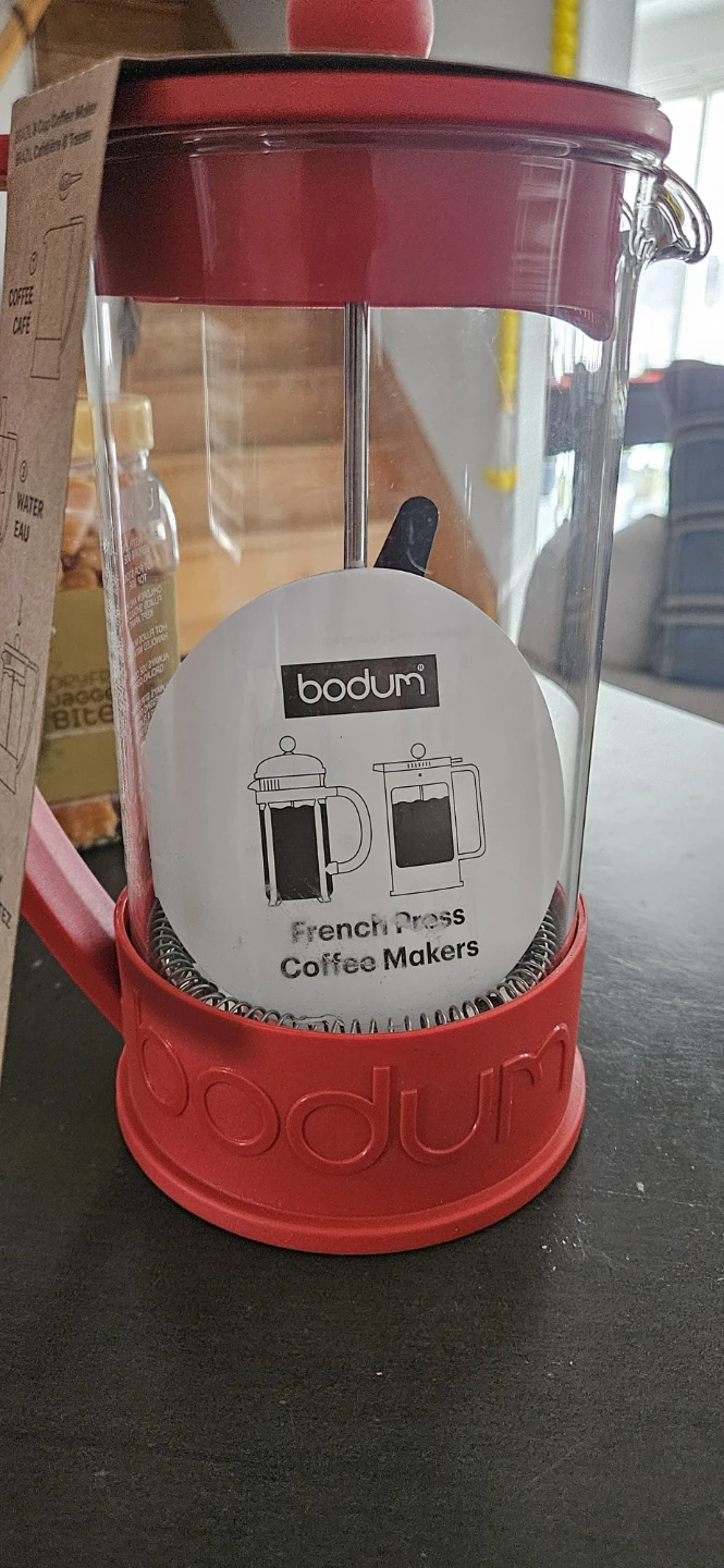 Bodum The Original French Press Coffee Maker Red