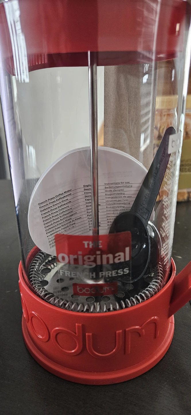 Bodum The Original French Press Coffee Maker Red - photo 2