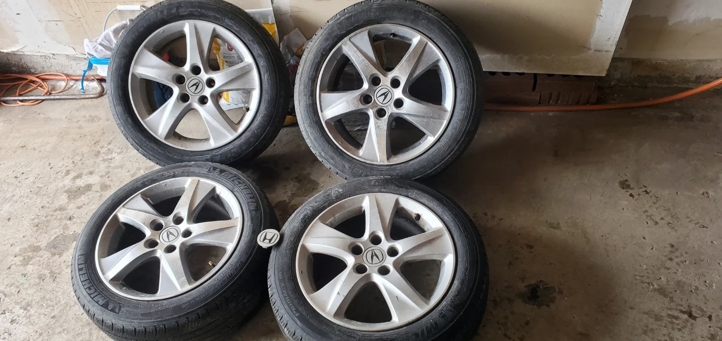 Acura TSX Wheels Michelin Primacy MXV4 Tires