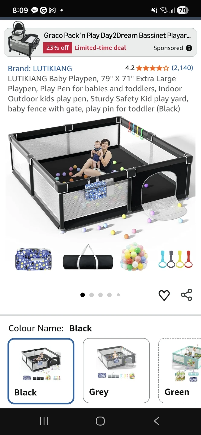 Baby Playpen - Extra Large Playpen - photo 2
