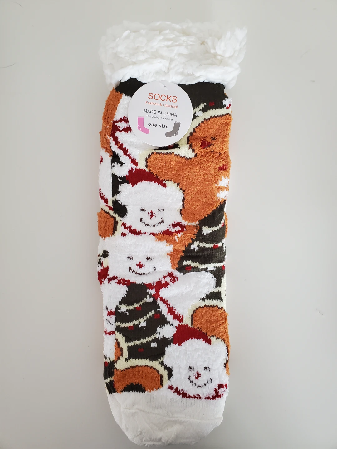 2 Pair Christmas Slipper Socks...NEW - photo 3