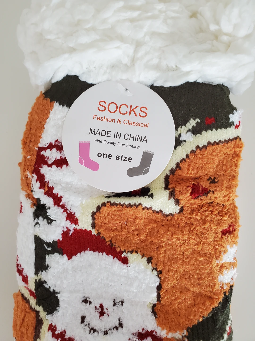 2 Pair Christmas Slipper Socks...NEW - photo 4