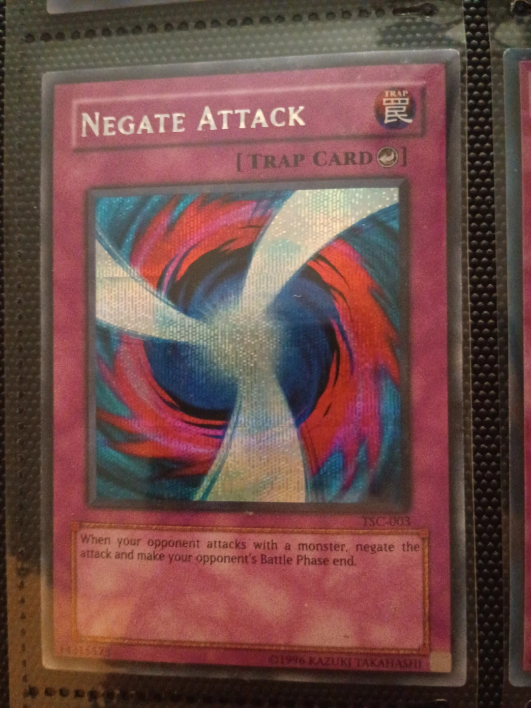 Yu-Gi-Oh! Negate Attack Trap Card🏆