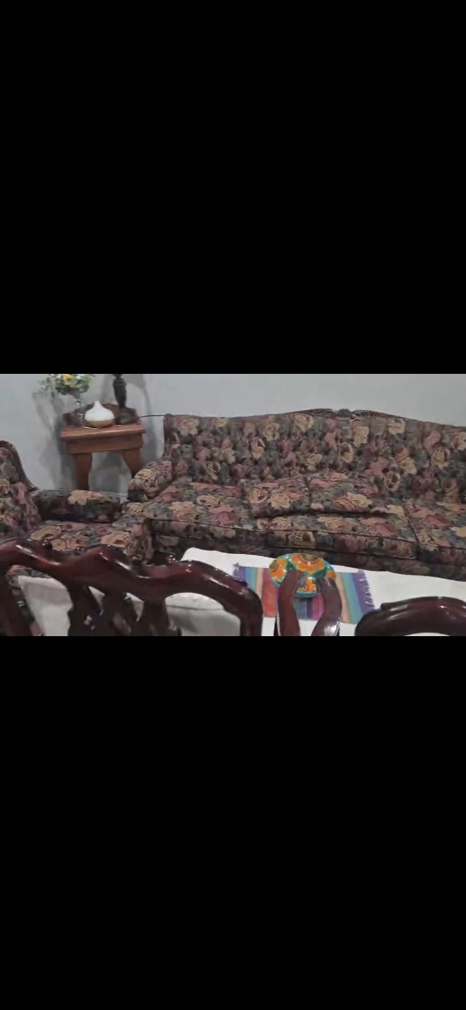 Sofa Set with Floral Pattern - photo 2