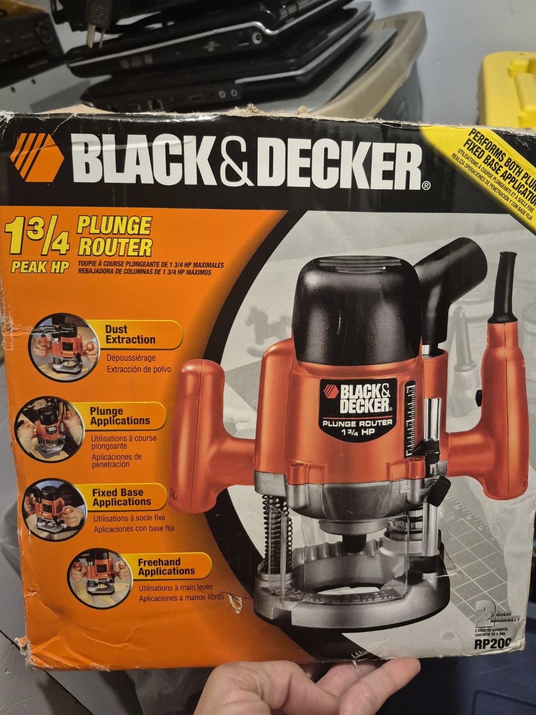 Black & Decker 1 3/4 HP Plunge Router RP200