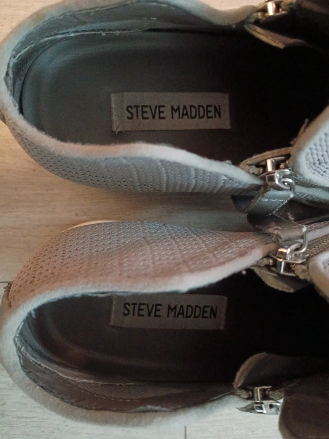 Steve Madden Gray Wedge Sneakers Size 7.5 - photo 5