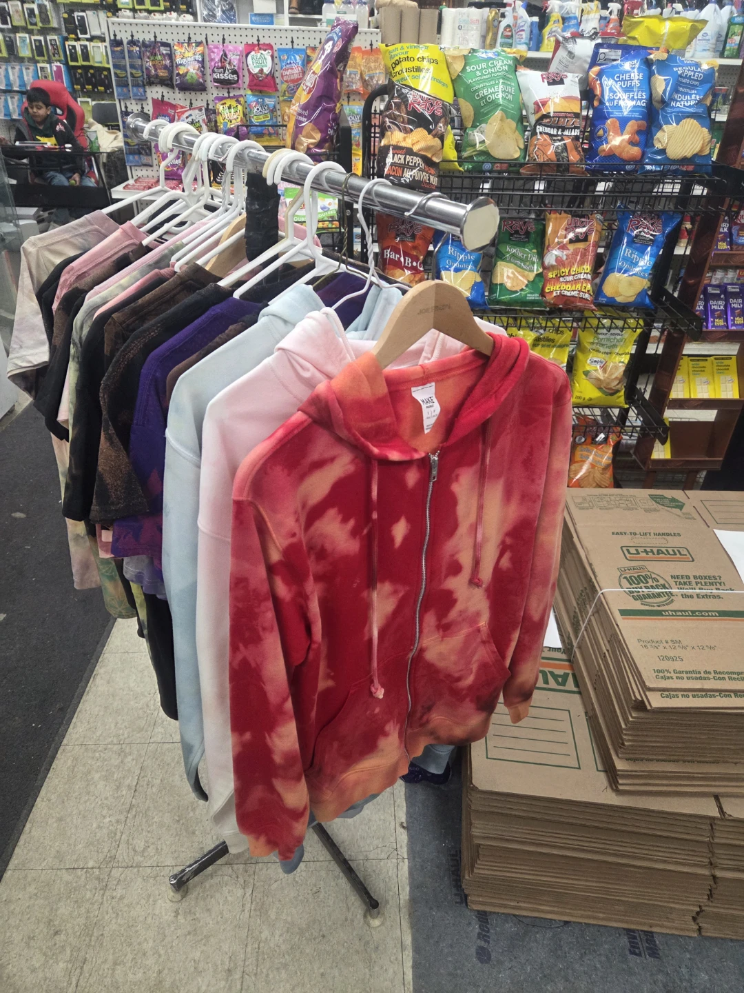 Assorted Tie-Dye and Bleached T-Shirts and Hoodies - photo 2