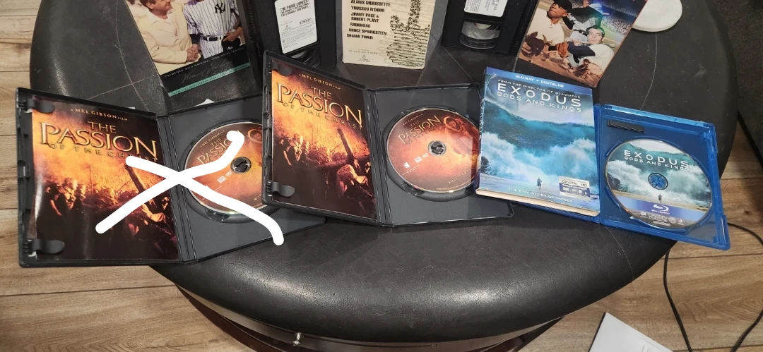 The Passion of the Christ DVD & Exodus: Gods and Kings Blu-ray