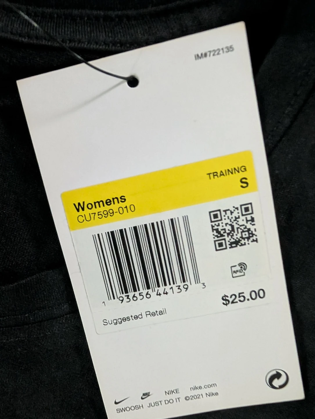Nike Dri-FIT Women's Training T-Shirt Black Size S🏆🏆🏆🏆 - photo 2