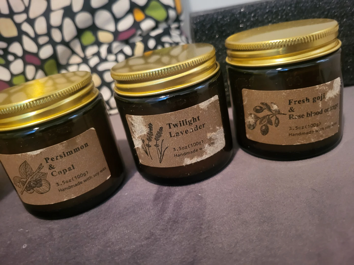 Scented candles, 6 total - photo 2