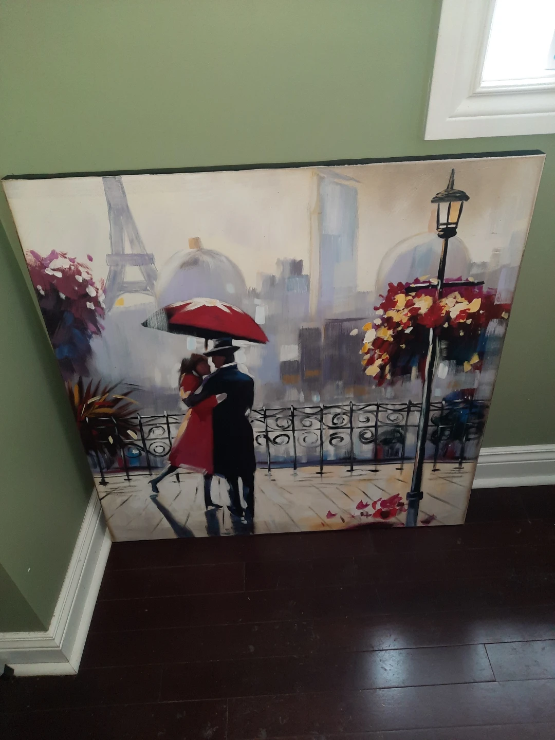 Parisian Couple Painting