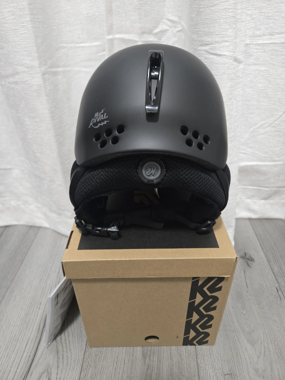 New K2 Rival Ski Helmet - Black - Size M - photo 5