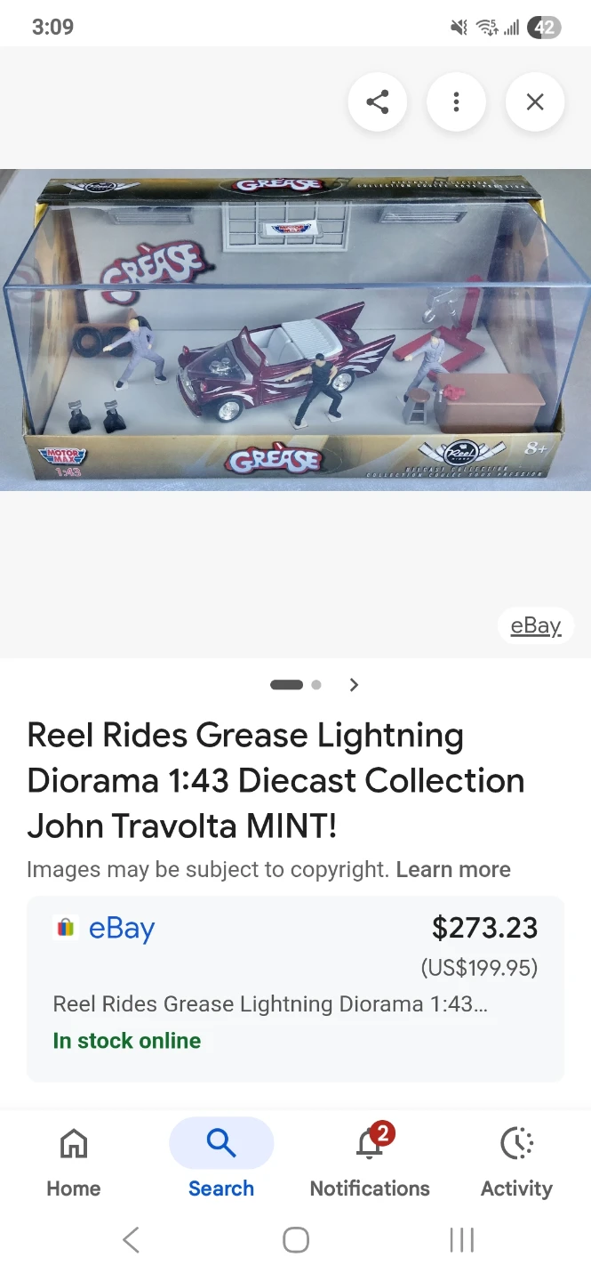 "Grease " the Movie Diecast Garage - photo 3