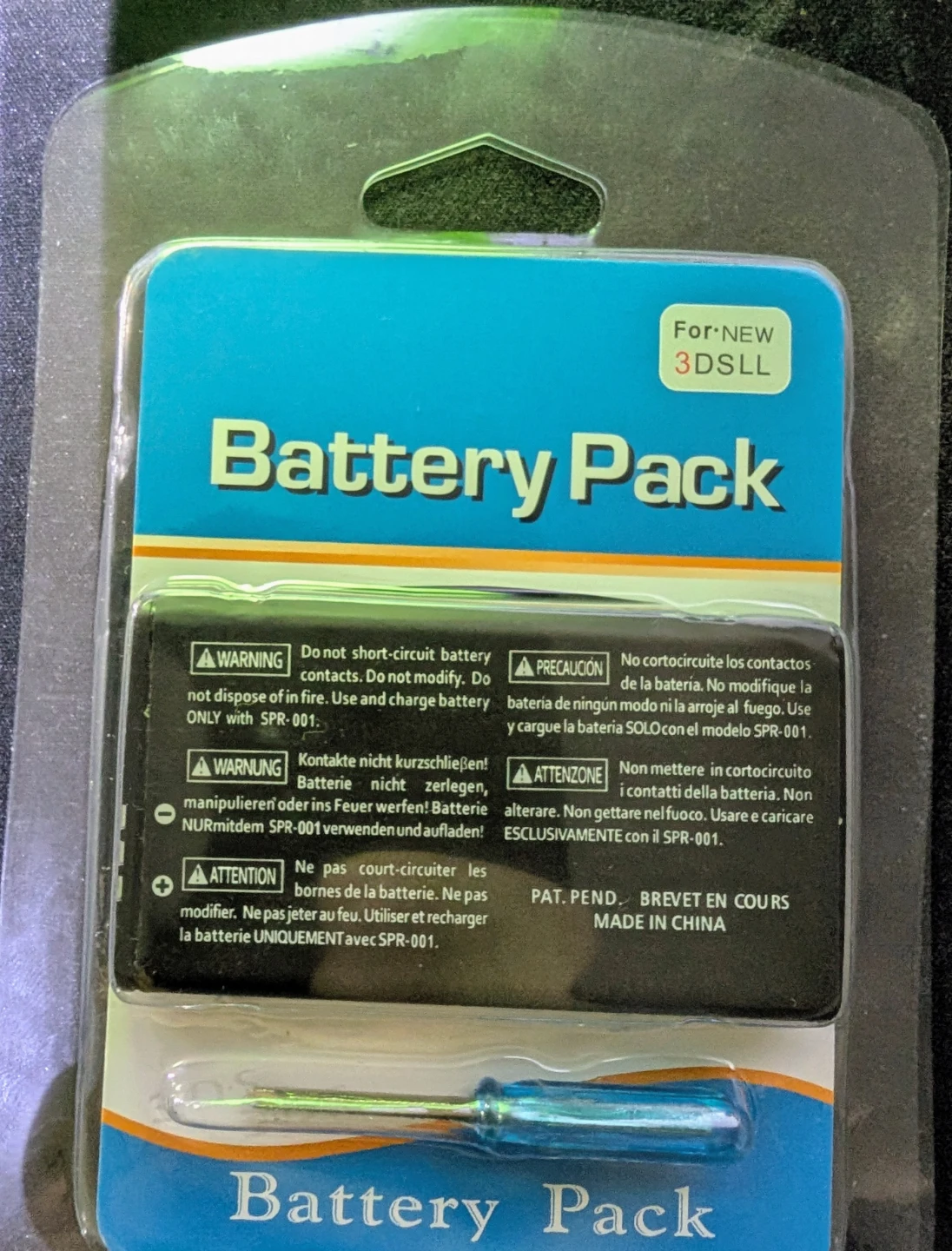 Battery Pack for NEW 3DSLL