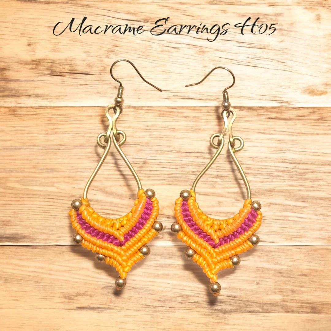 Macrame Earrings H05🏆