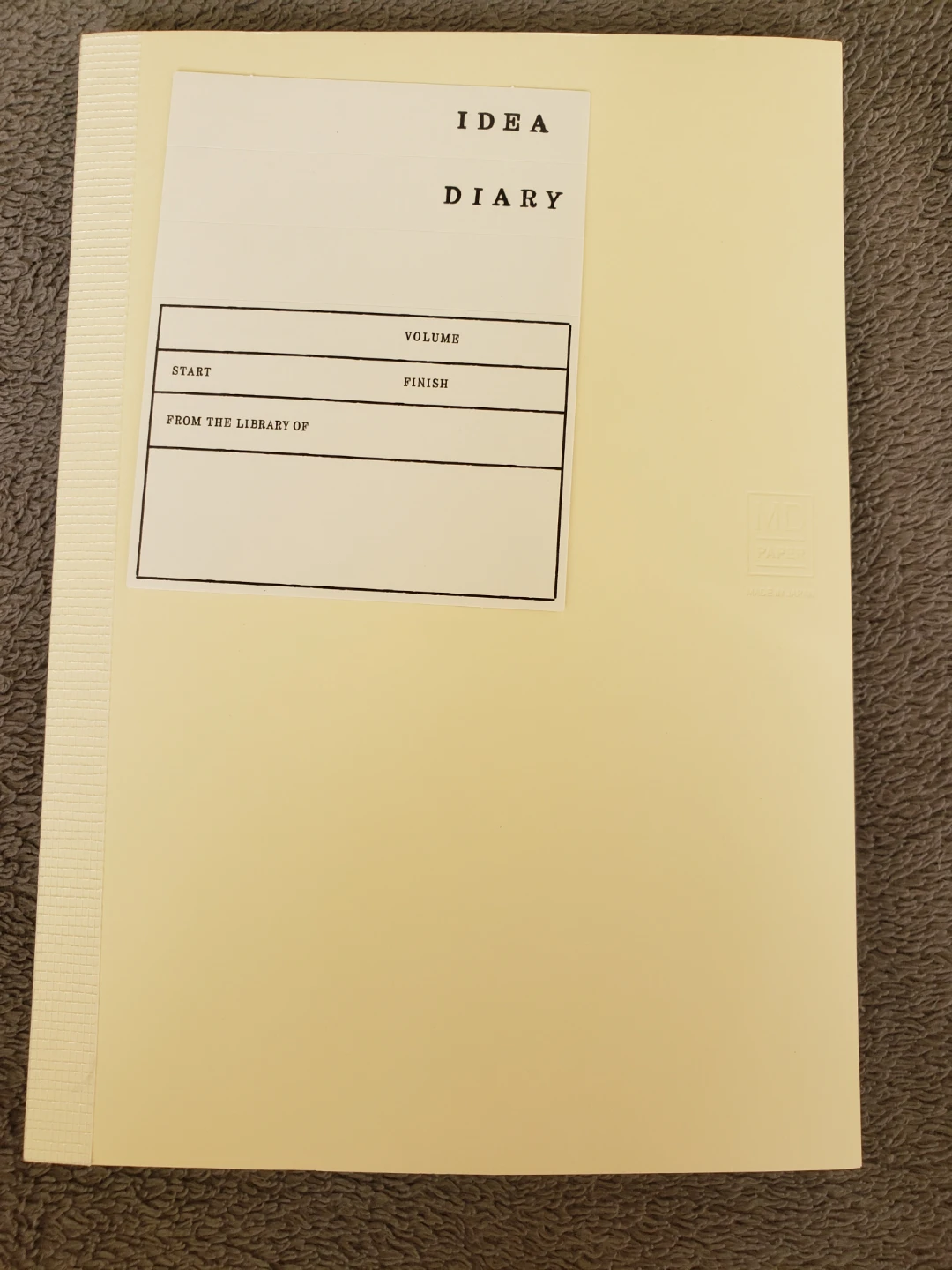 MIDORI MD NOTEBOOK IDEA DIARY