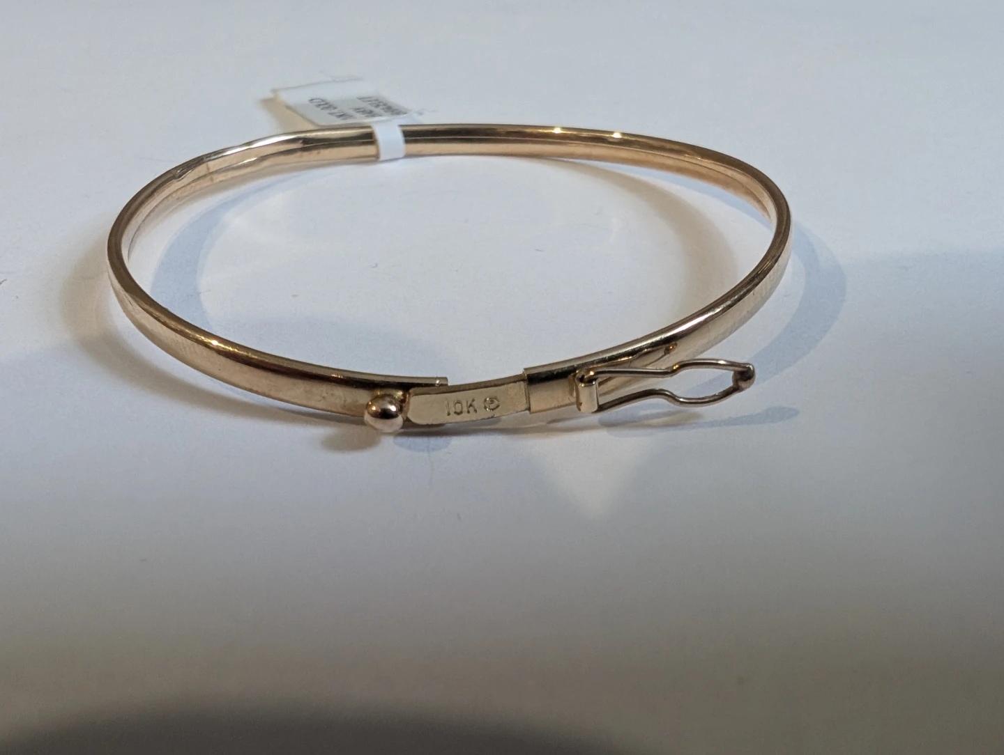 Brand New 10K Yellow Gold Baby Bangle For Sale - photo 5