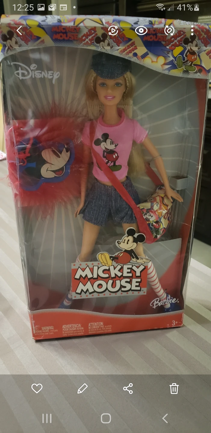 Barbie Disney Mickey Mouse Doll