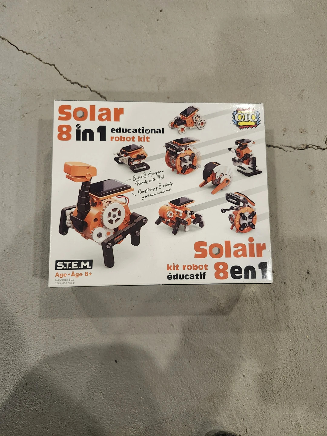 Solar 8-in-1 Educational Robot Kit