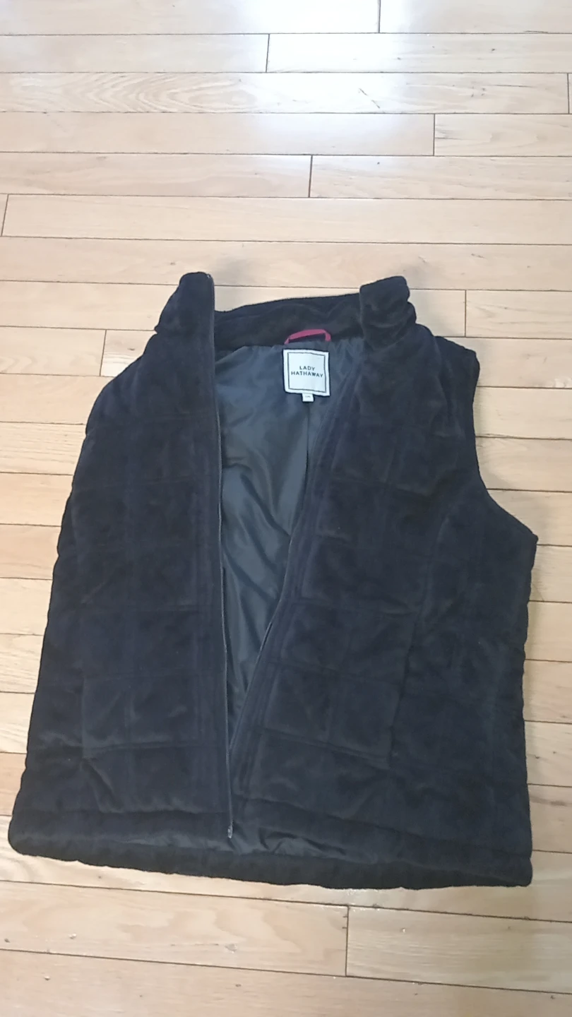 Lady Hathaway Black Puffer Vest Size L - photo 4